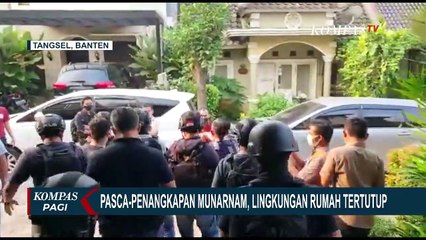 Pasca Penangkapan, Kondisi Perumahan Tempat Tinggal Munarman Tertutup