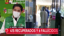Santa Cruz: 21 municipios aportan un total de 620 nuevos casos positivos de coronavirus