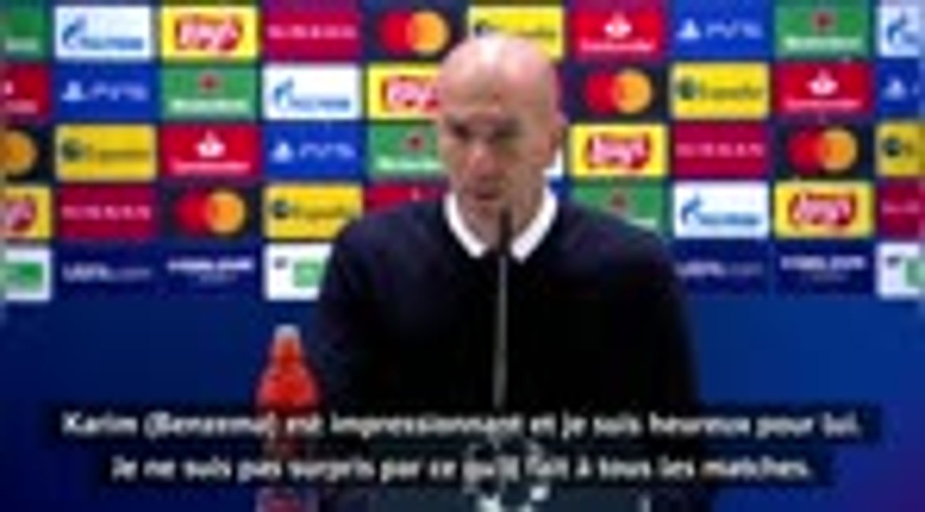 Demies - Zidane sur Benzema : "Karim est impressionnant"