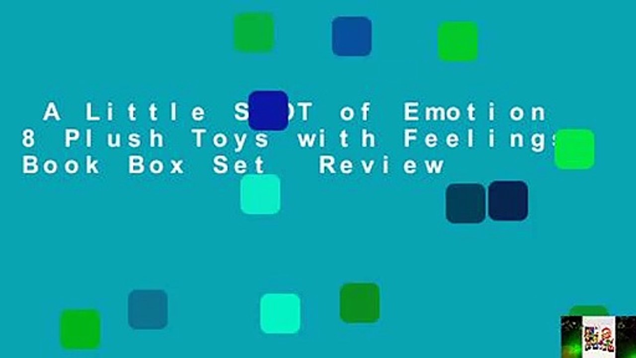 A Little SPOT of Emotion 8 Plush Toys with Feelings Book Box Set Review