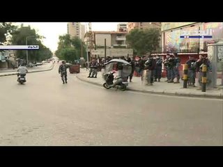 قطع السير تحت جسر الكولا في بيروت