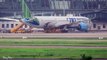 Toàn Cảnh Chiếc Boeing 787 Của Bamboo Airways Cất Cánh Ở Sân Bay Nội Bài.