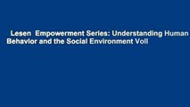Lesen  Empowerment Series: Understanding Human Behavior and the Social Environment Voll