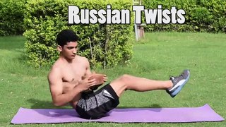 5 Minutes Six Pack Abs Workout At Home in Hindi(480P)