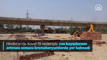 Hindistan'da Kovid-19 nedeniyle can kayıplarının artması sonucu krematoryumlarda yer kalmadı