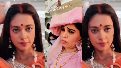 Namak Issk Ka की Kahani Shruti Sharma ने Saroj को किया Birthday wish ; Watch video | FilmiBeat