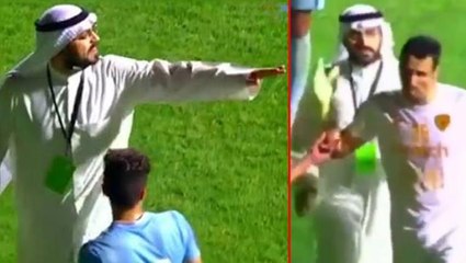 Hakemlerin işi gerçekten zor! Kulüp başkanı sahaya inip penaltıyı iptal ettirdi