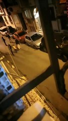 Son dakika! Şişli'de sahur vakti davulculara bıçaklı saldırı kamerada