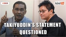 Azalina questions Takiyuddin over statement on Parliament