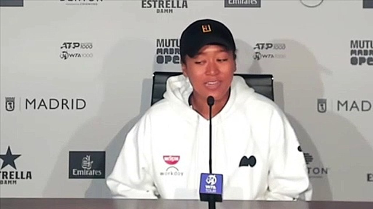 WTA - Madrid 2021 - Naomi Osaka : "I haven't played a clay tournament in, like, two years. I haven't touched clay in two years either, so..."