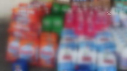 Elazığ'da çok miktarda sahte temizlik malzemesi ele geçirildi