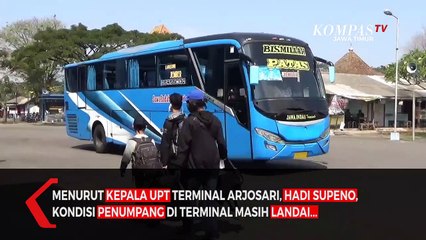 Larangan Mudik, Terminal Arjosari Malang Sepi Penumpang