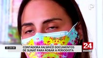 Contadora que falsificó documentos registra denuncias por agresión y estafa