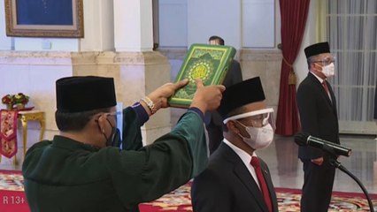 Jokowi Lantik Mendikbud-Ristek, Menteri Investasi dan Kepala BRIN