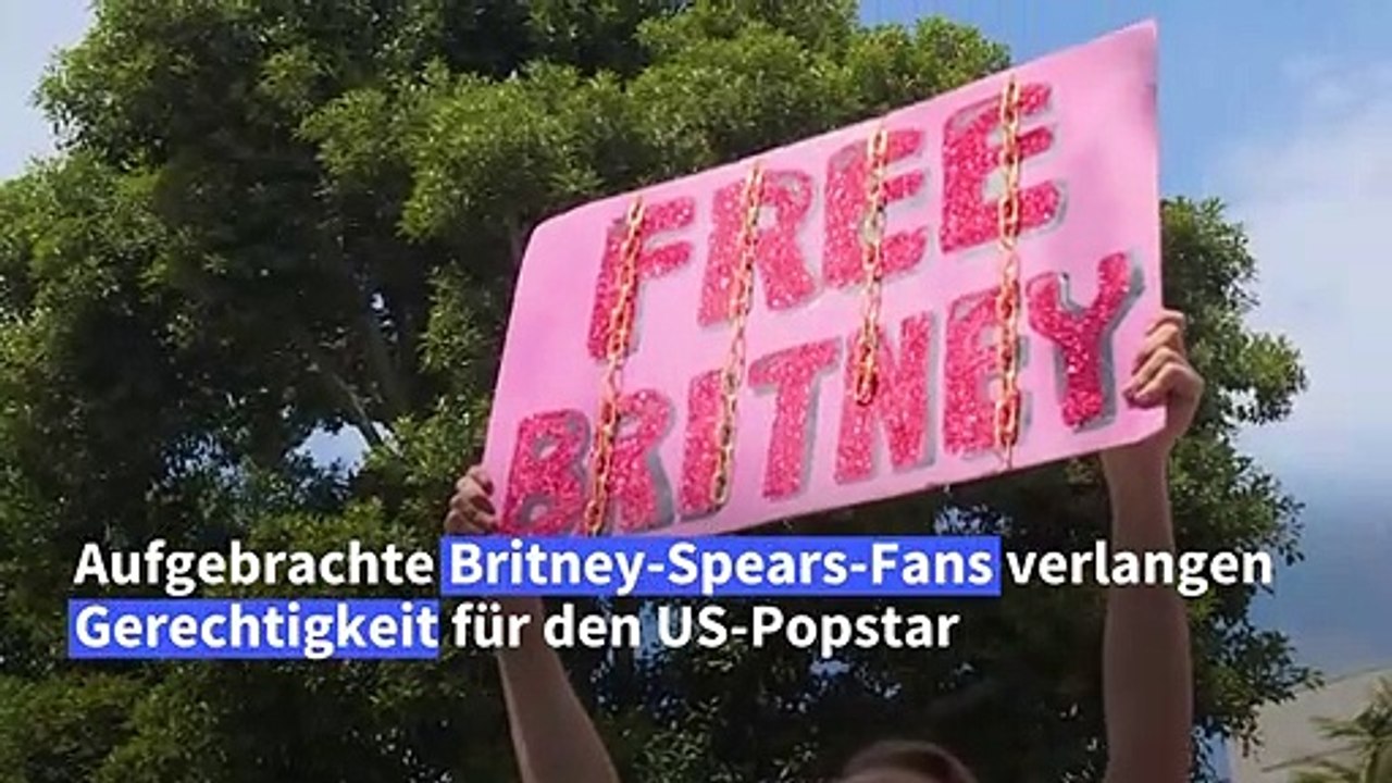 Fans von Britney Spears fordern Gerechtigkeit im Vormundschaftsstreit