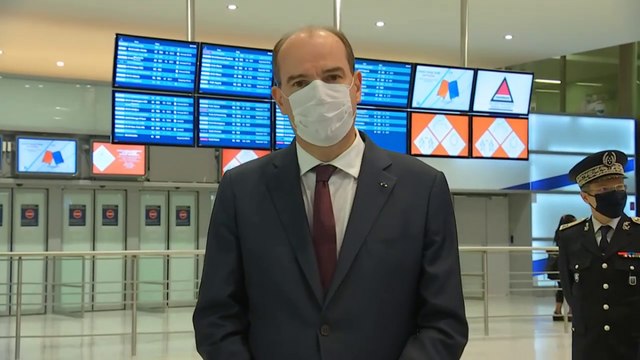 Contrôles aux frontières : déclaration de Jean Castex depuis l’aéroport Paris-Charles de Gaulle