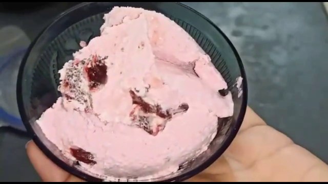 Homemade Strawberry Ice Cream Recipe |Cooking With Sujata