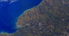Depuis l'espace, l'astronaute Thomas Pesquet diffuse une photo de la Normandie sous le soleil