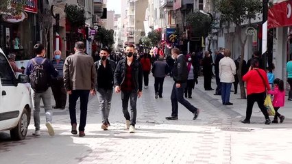 Kırklareli'nde tam kapanma öncesi yoğunluk arttı