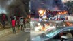 খালেদার গাড়িবহরের পাশে দুটি গাড়িতে আগুন | Two Cars Fire Beside of Khaleda's Car