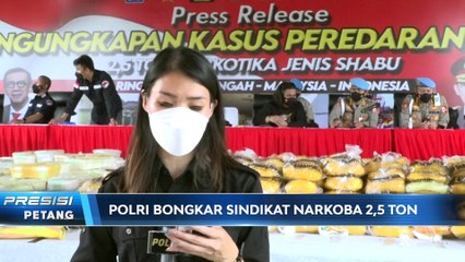 Polri Bongkar Sindikat Narkoba Jaringan Timur Tengah