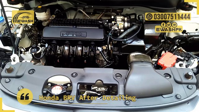 Honda BRV after complete interior car detailing and exterior car detailing in Islamabad and Rawalpindi at doorstep
