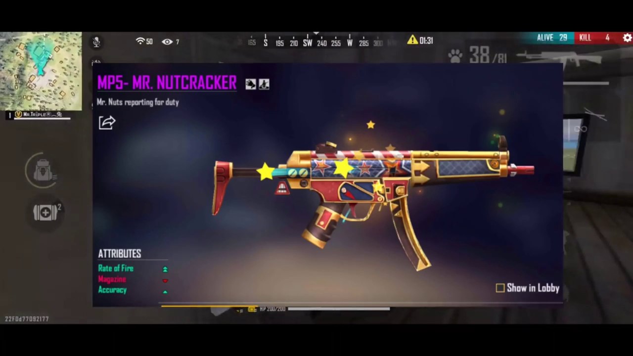 MP5 এর নতুন NUTCRACKER স্কিন সহ শুধু MP5 চ্যালেঞ্জ  স্কিনে ডাইমন্ড খরচ করা কি উচিত হবে ? FREE FIRE