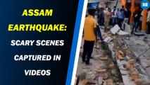 Assam earthquake: Cracked roads, tilted buildings captured in videos