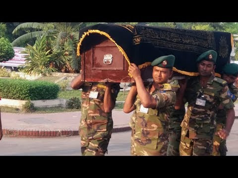 নিহতদের কফিন আর্মি স্টেডিয়ামে Dead body Coffins at Army Stadium