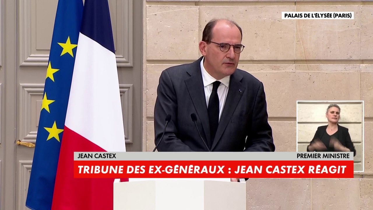 Tribune des généraux : Jean Castex «condamne avec la plus grande fermeté cette initiative»