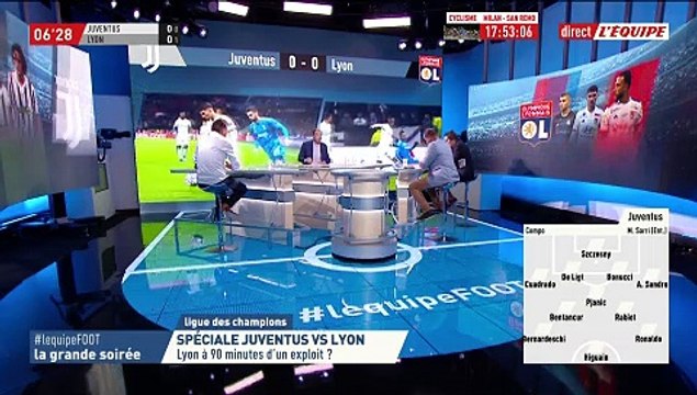 Football - Replay : La Grande Soir√©e du 7 Aout - Juventus Turin - Lyon, Ligue des Champions