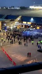 Posh fans at the Weston Homes Stadium. Video: Sophie Wood