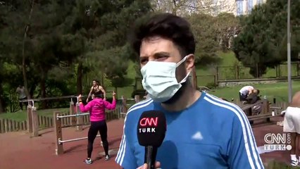 Parklar spor salonlarına döndü