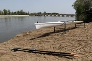 Meriç Nehri'nde ilk kez kürek sporu yapıldı