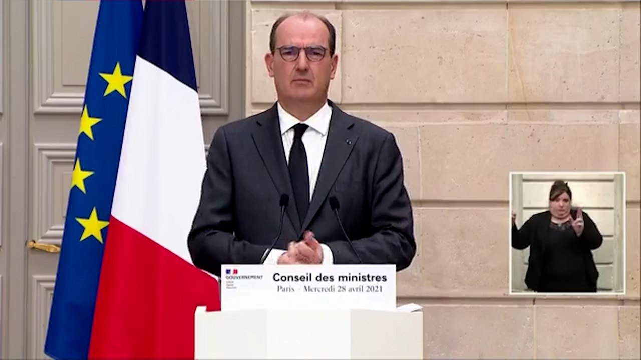 Jean Castex annonce la  mise en place d'un pass sanitaire « au début du mois de juin »