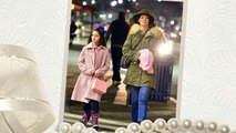 Katie Holmes hold hand with daughter Suri Cruise as they headed out to dinner in New York City