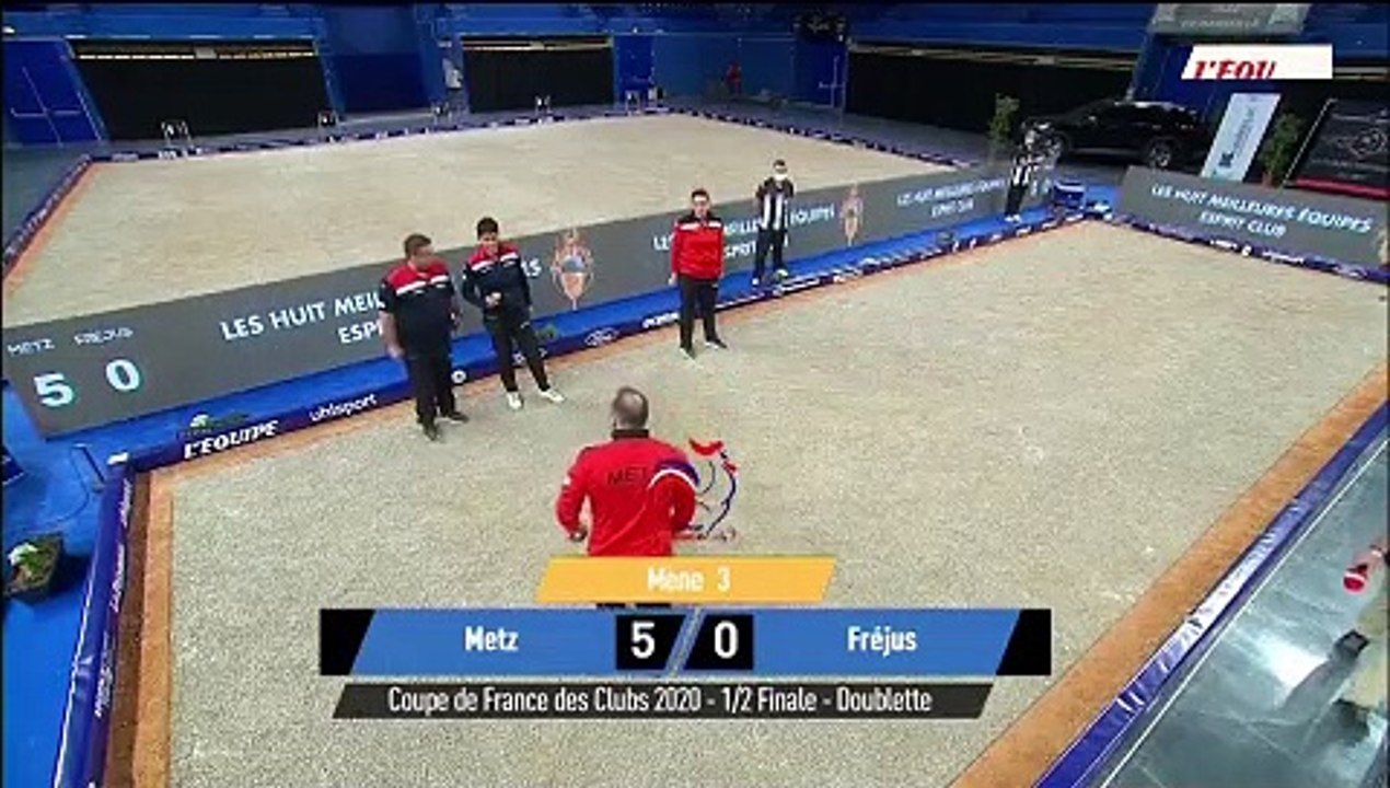 P√©tanque - Replay : Coupe de France - Demi-finale : Fr√©jus-Metz, Doublettes