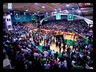 إشكال بعد نهاية المباراة الرابعة بين الحكمة والرياضي