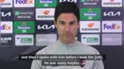 Télécharger la video: Arteta reveals 'really helpful' chat with Emery before taking Arsenal job