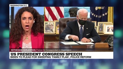 Biden to push trillions in investment, plead for police reform in Congress speech