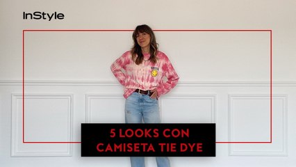Cómo llevar la camiseta tie dye de Zara