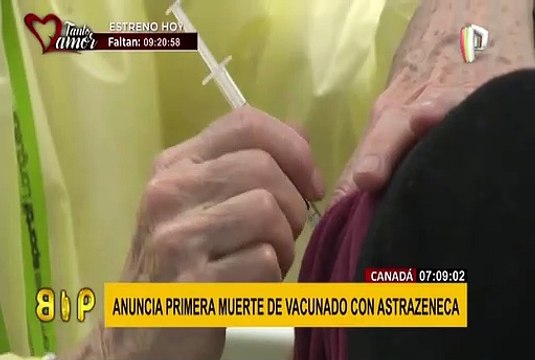 Canadá: Muere mujer tras ser vacunada contra el SARS CoV-2