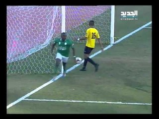 اهداف المباراة - الانصار والعهد - المرحلة الرابعة 2014-2015