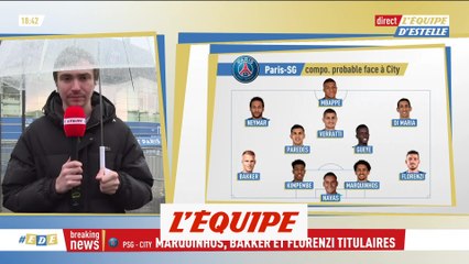 La compo probable du PSG face à City - Foot - C1 - PSG