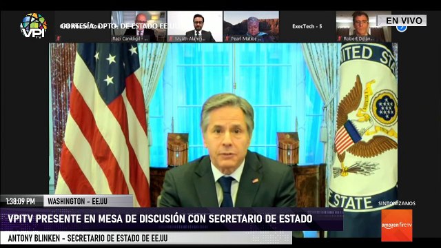 Desde Washington - Secretario de Estado discute sobre Libertad de Expresión con periodistas del mundo