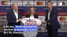 Foot: Sonia Bompastor, première femme à prendre place sur le banc de l'OL féminin