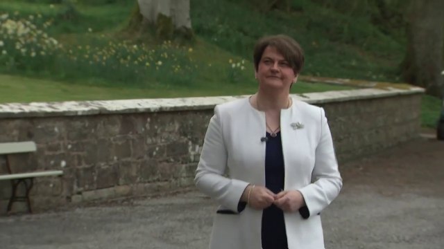 Arlene Foster confirms her decision to step down as leader of the DUP and Northern Ireland's First Minister