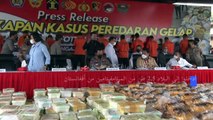 توقيف 17 شخصا إثر ضبط مخدرات بقيمة 82 مليون دولار في إندونيسيا