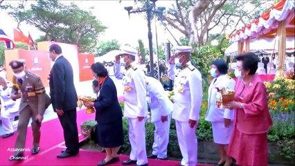 เจ้าฟ้าพัชรกิติยาภาฯ กรมหลวงราชสาริณีสิริพัชรฯ พระราชทานเข็มที่ระลึกงานเพื่อนพึ่ง ภาฯ 2563