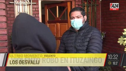 Violento robo en Ituzaingó